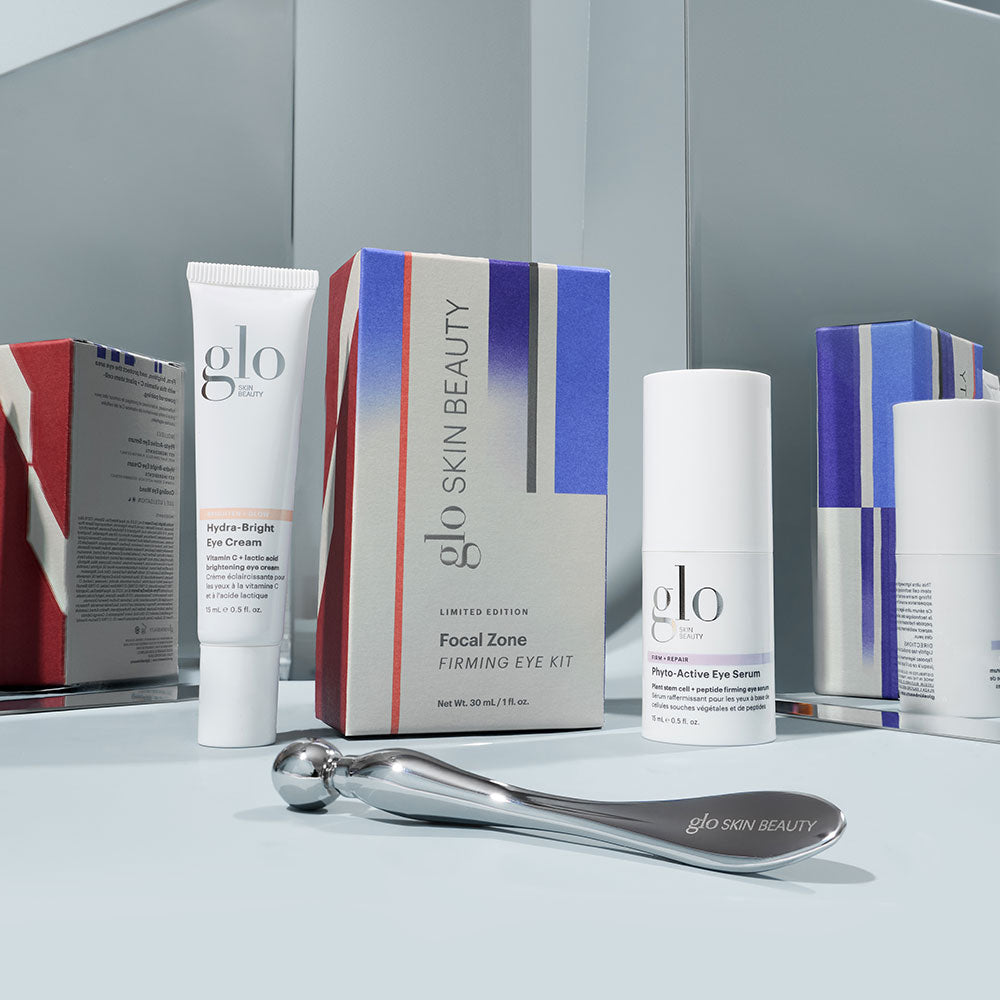 glo SKIN BEAUTY Focal Zone FIRMING EYE KIT LIMITED EDITION with Hydra-Bright Eye Cream and Phyto-Active Eye Serum
