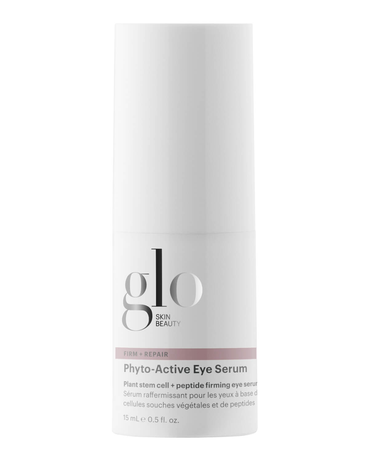 Glo Skin Beauty Phyto-Active Eye Serum, firm + repair, plant stem cell + peptide firming eye serum, 15 mL