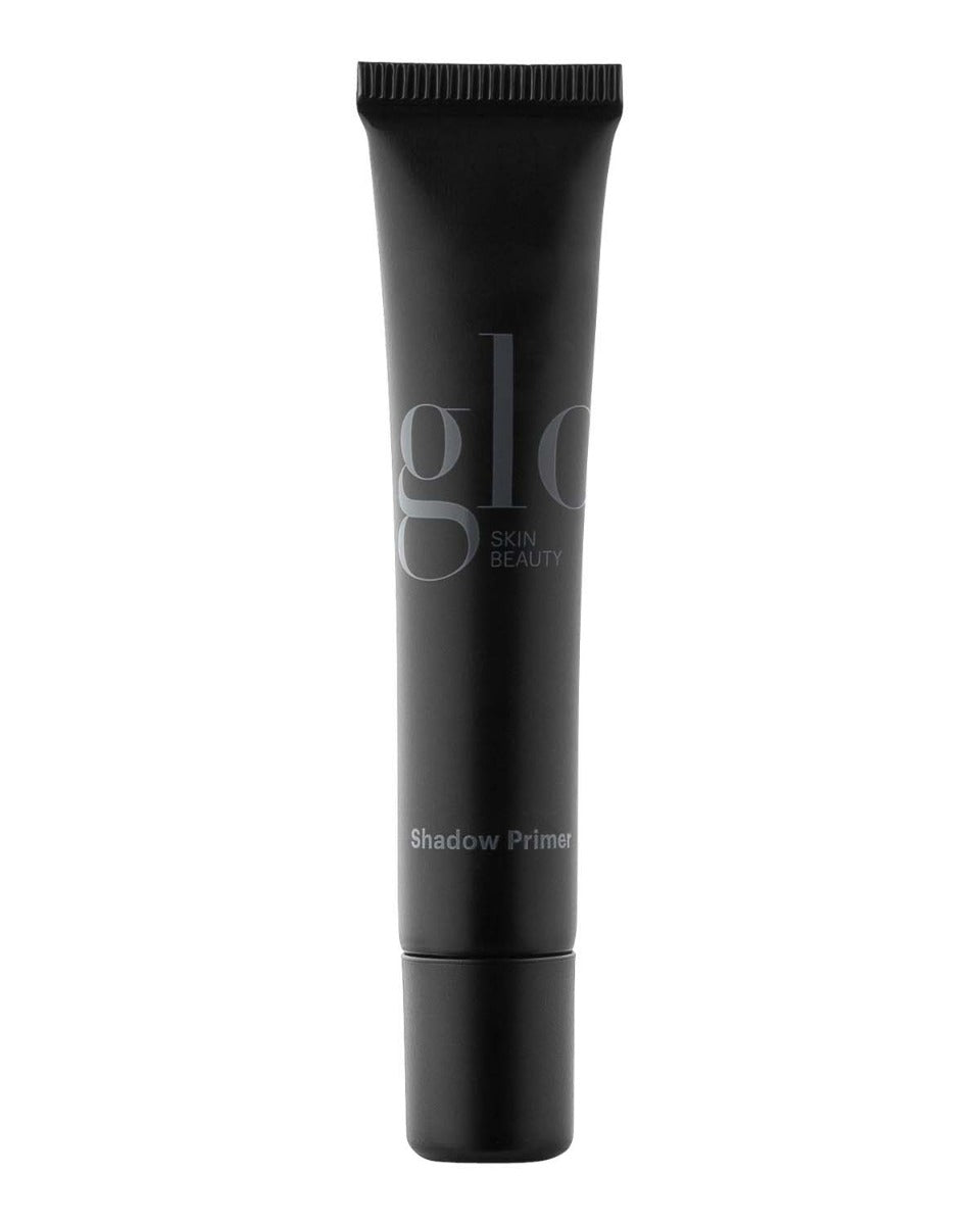 Black tube labeled 'glo SKIN BEAUTY' and 'Shadow Primer' — product shot of eye shadow primer.