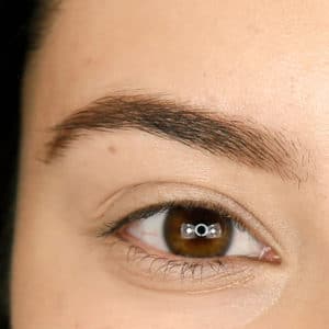 Brow after step 1 Precise Micro Browliner