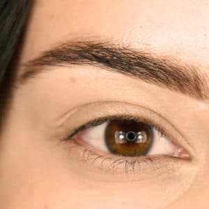 Brow after step 2 Under Eye Concealer