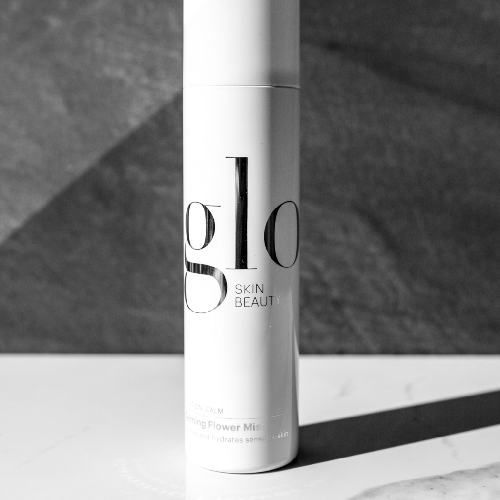 glo skin beauty calming flower mist