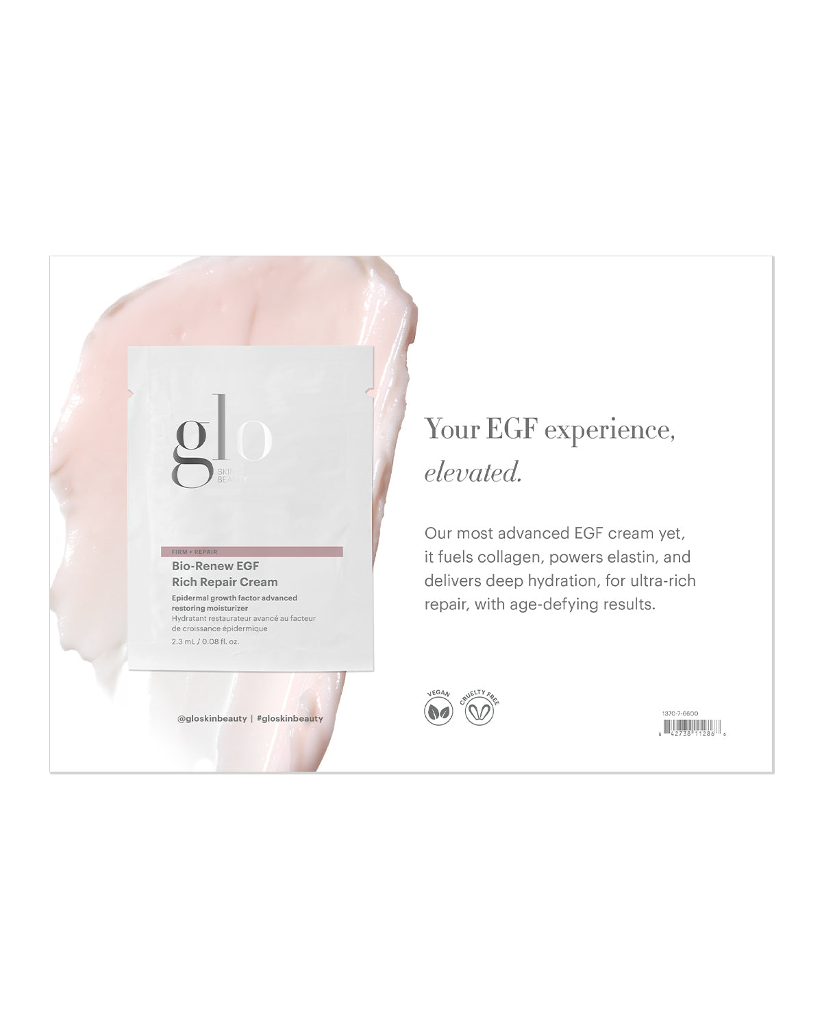 Bio-Renew EGF Rich Repair Cream Sample Card