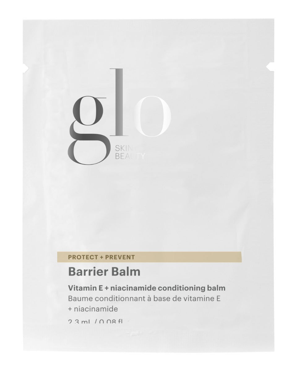 glo skin beauty Barrier Balm Vitamin E + niacinamide conditioning balm sample packet