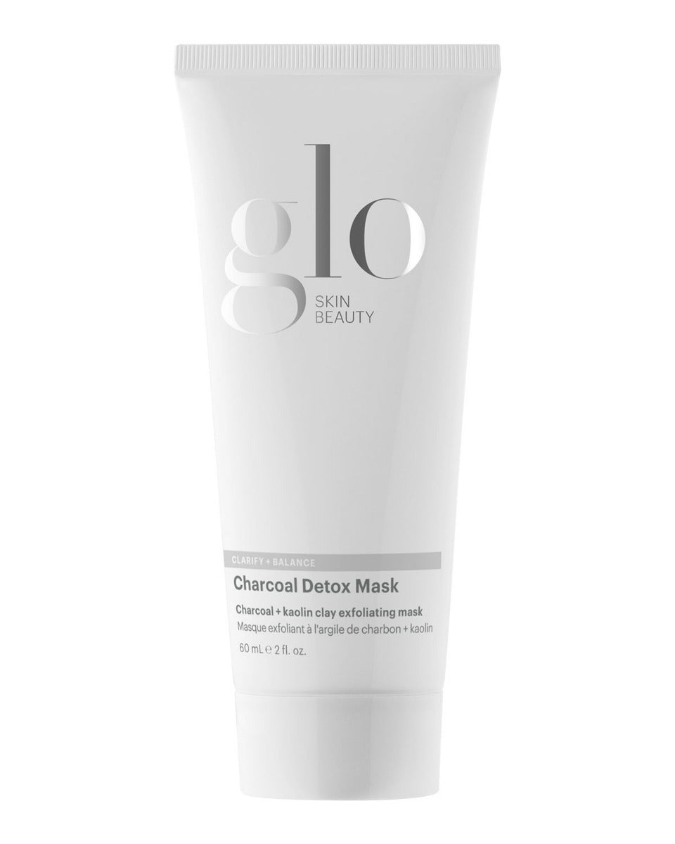 glo skin beauty Charcoal Detox Mask charcoal + kaolin clay exfoliating mask 60 mL 2 fl. oz.