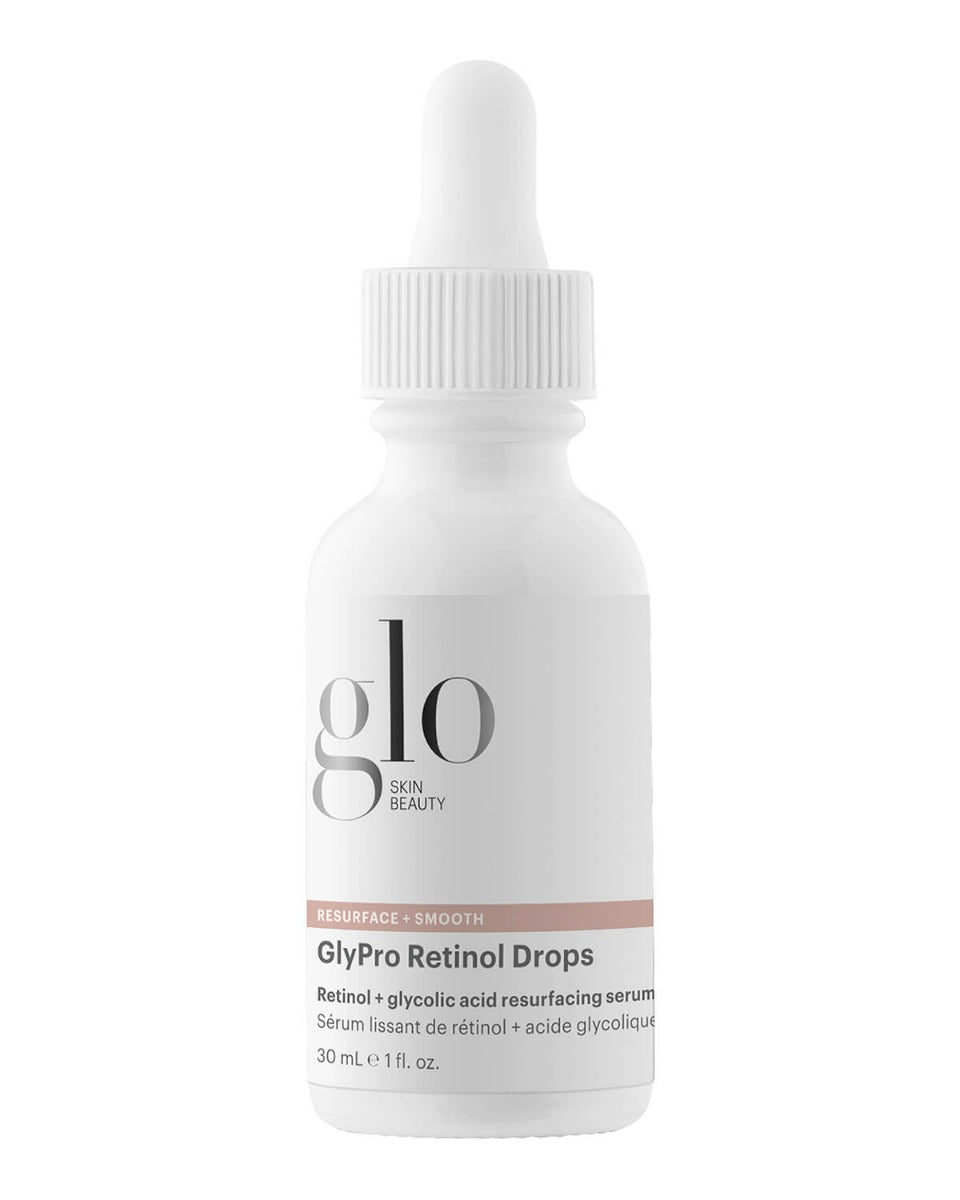glo Skin Beauty GlyPro Retinol Drops — retinol + glycolic acid resurfacing serum, 30 mL