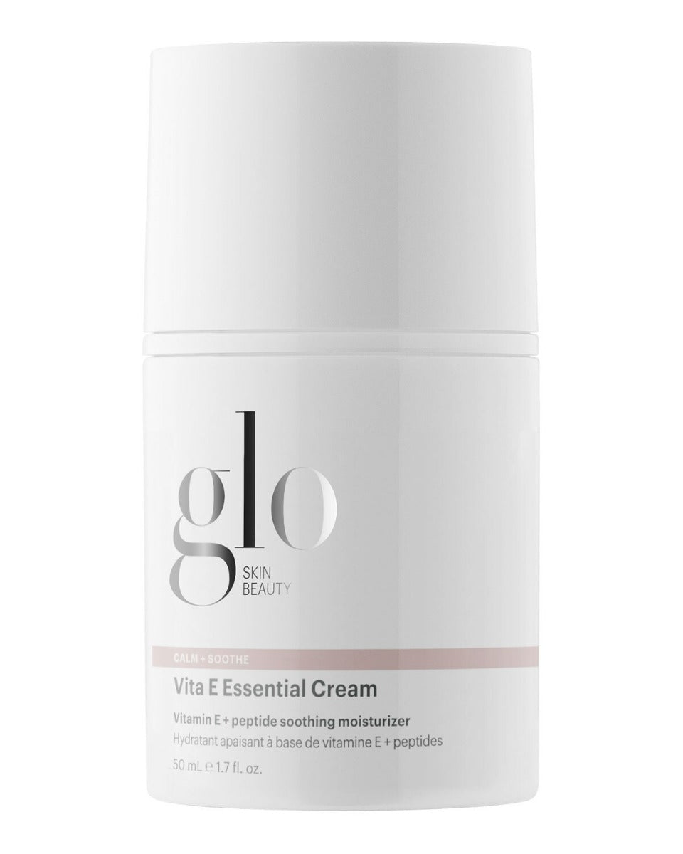 Glo Skin Beauty Vita E Essential Cream, vitamin E + peptide soothing moisturizer, 50 mL